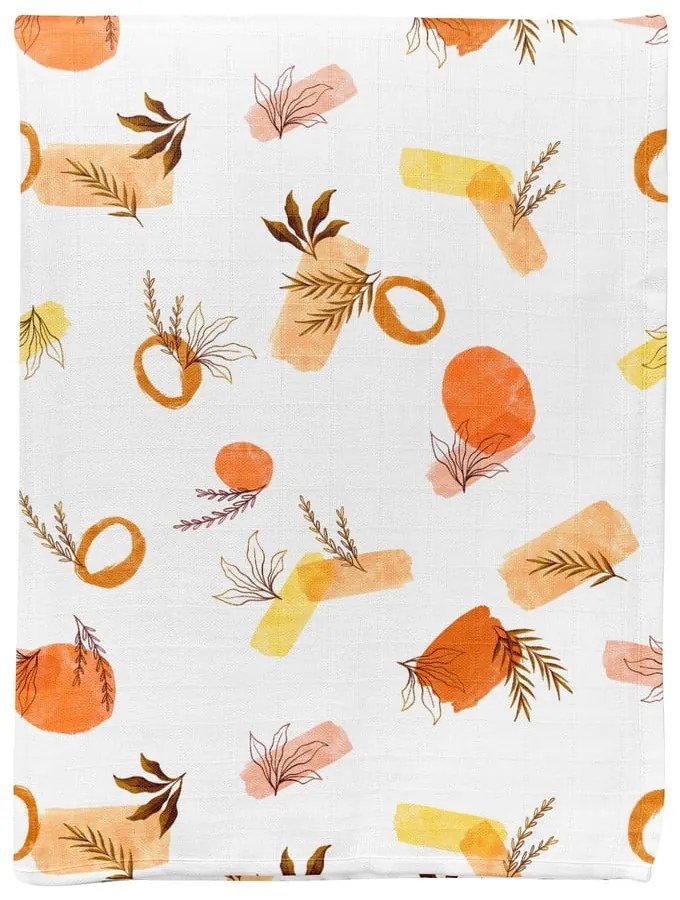 Biela mušelínová detská deka 75x100 cm Rhapsody – Mijolnir