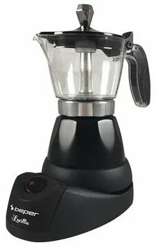 Beper BC040N elektrický Moka kávovar na 3 šálky