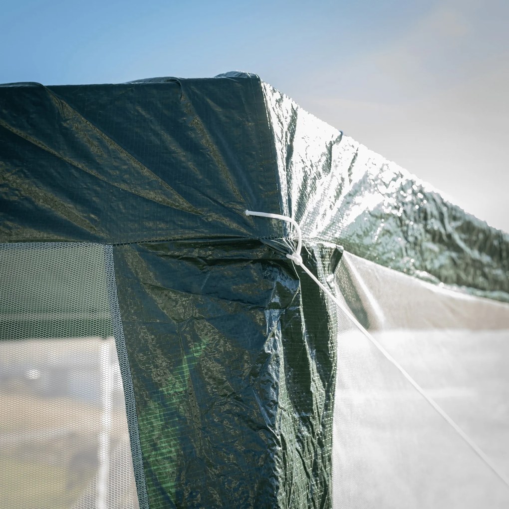 Stanový altánok Rhoda (zelená + biela). Akcia -50%. Vlastná spoľahlivá doprava až k Vám domov. 1034236