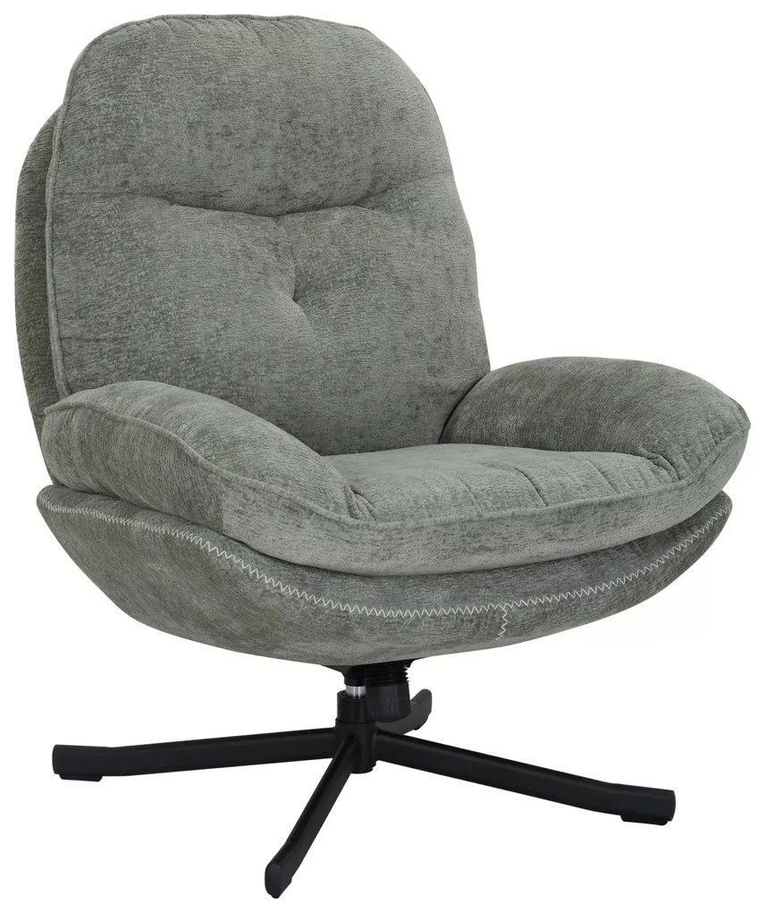 Otočné křeslo HARPER olivové