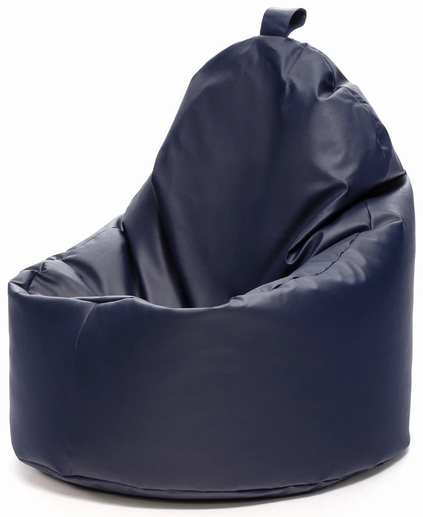INTERMEDIC SK Sedací vak Yoko Ekokoža – 70x75 cm, rôzne farby Farba: E11 - Modrá tmavá (Ekokoža)