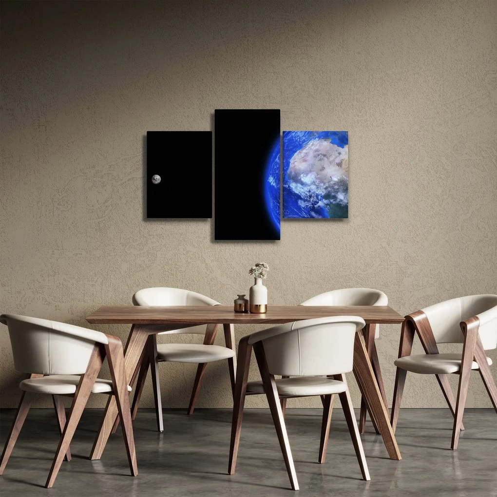 Obraz Mesiaca a Zeme (90x60 cm)