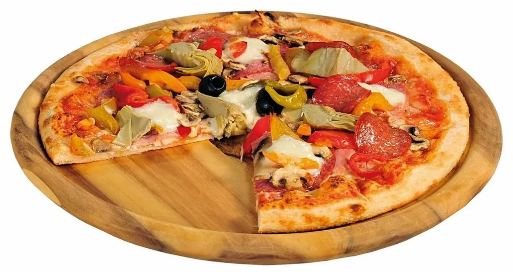 Kesper 28462 Doštička na pizzu akácia, pr. 32 cm