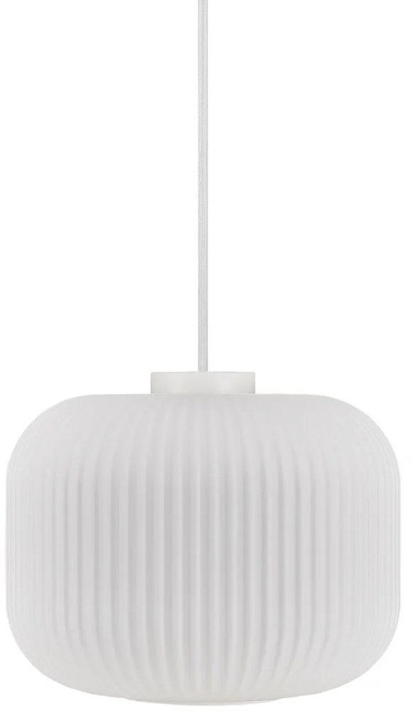 Nordlux Závesný luster z opálového skla Milford pre žiarovku E27 ø30cm 46583001