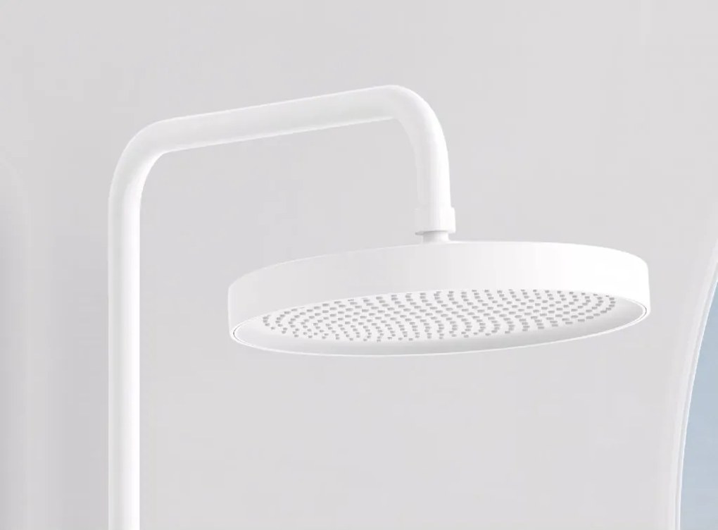 Rea Farel, sprchový set s vaňovým výtokom, biela, REA-P0353