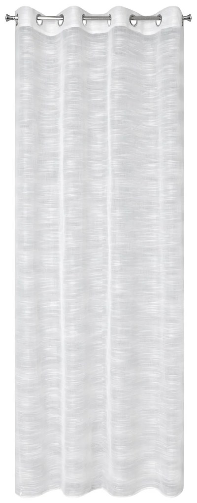 ZÁCLONA NA KRÚŽKOCH ASTERA 140X250 CM BIELA