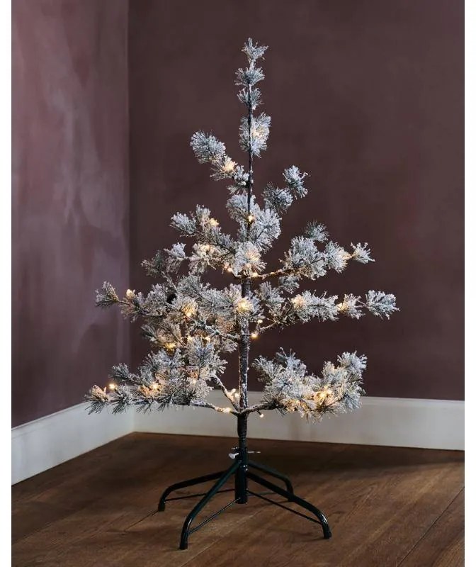 SIRIUS LED stromček Alfi, 90 cm, zasnežený