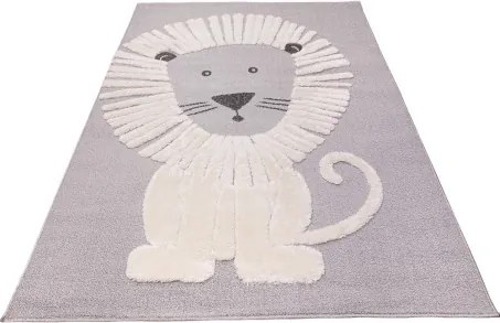 Koberec SKANDI KIDS A1095B sivý / krémový
