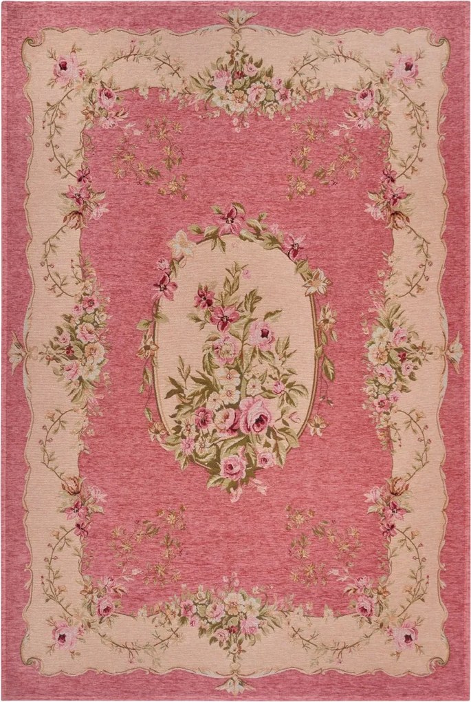 Hanse Home, AKCIA: 60x90 cm Kusový koberec Gobelin 105863 Pink Cream, ružová, obývacia izba