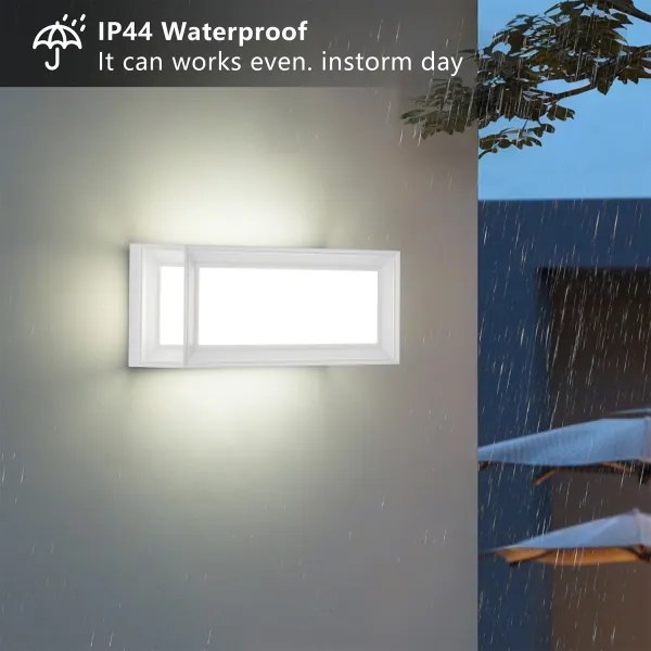 BRILAGI - PARKER LED vonkajšie nástenné svietidlo s pohybovým senzorom LED/12W/230V biele IP44