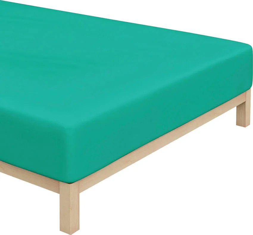 Jersey prestieradlo Emerald Green Veľkosť: 120x200 cm