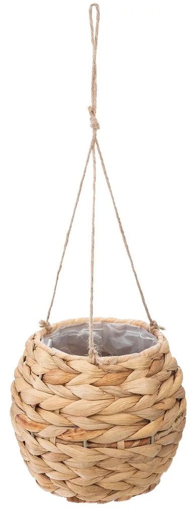 ZÁVESNÝ KVETINÁČ Z MORSKEJ TRÁVY AYA NATURAL 26X18,5 CM+16X15 CM HNEDÁ