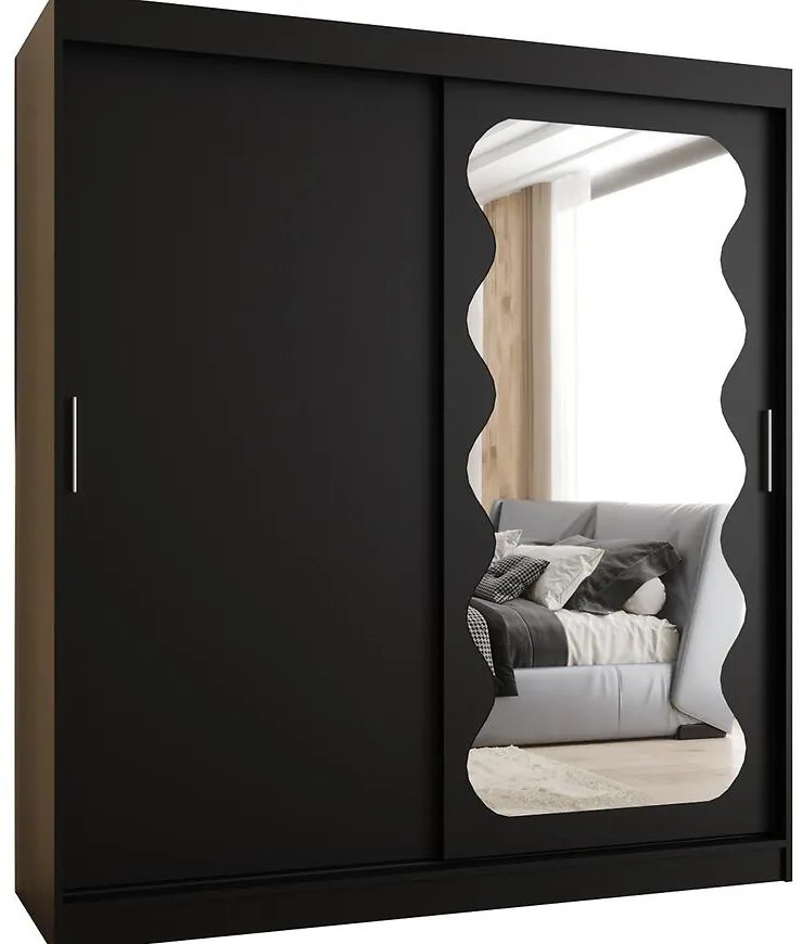 Skriňa Spoti 180 čierna