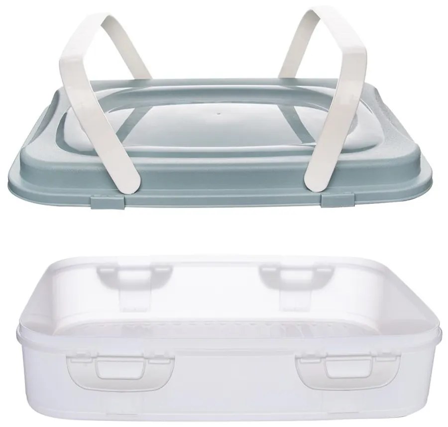 Orion Úložný box na koláče a zákusky, PIKNIK 1 poschodie, s rúčkami, mix farieb