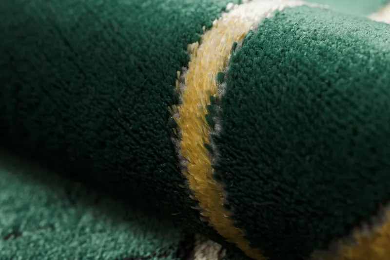 Kusový koberec Emerald geometric 1012 green and gold, 240x330, zelená, chodba / predsieň, Dywany Łuszczów