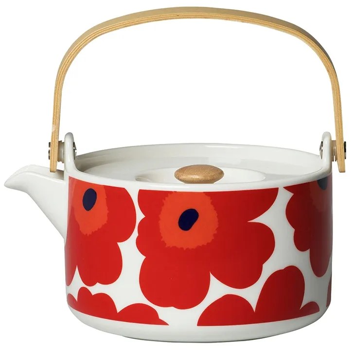 Kanvica Oiva Unikko 0,7l, červeno-biela