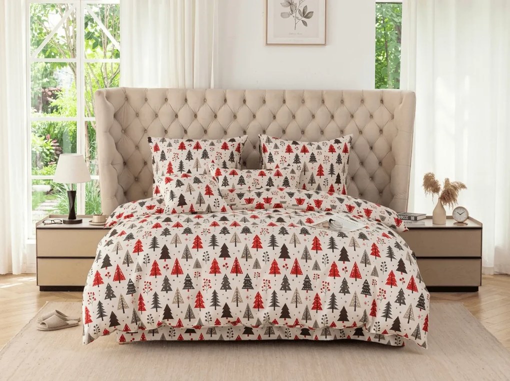 Obliečky z mikrovlákna MERRY TREE farebné Rozmer obliečky: 70 x 90 cm | 140 x 220 cm