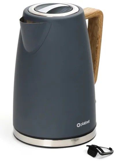 Rýchlovarná kanvica 1,7 l 2400W/230V nerez/šedá