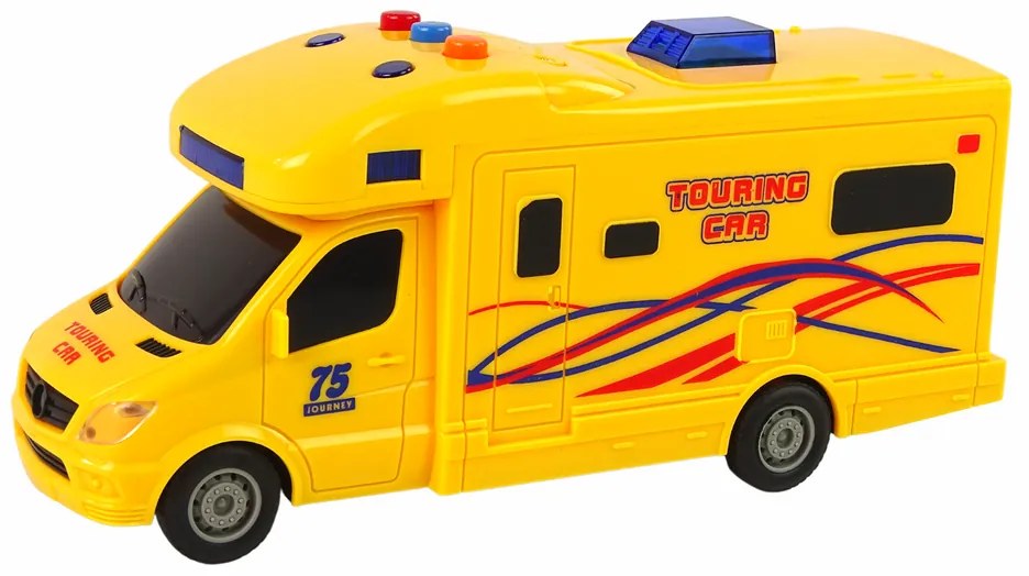 Lean Toys Žltý karavan so zvukovými efektami