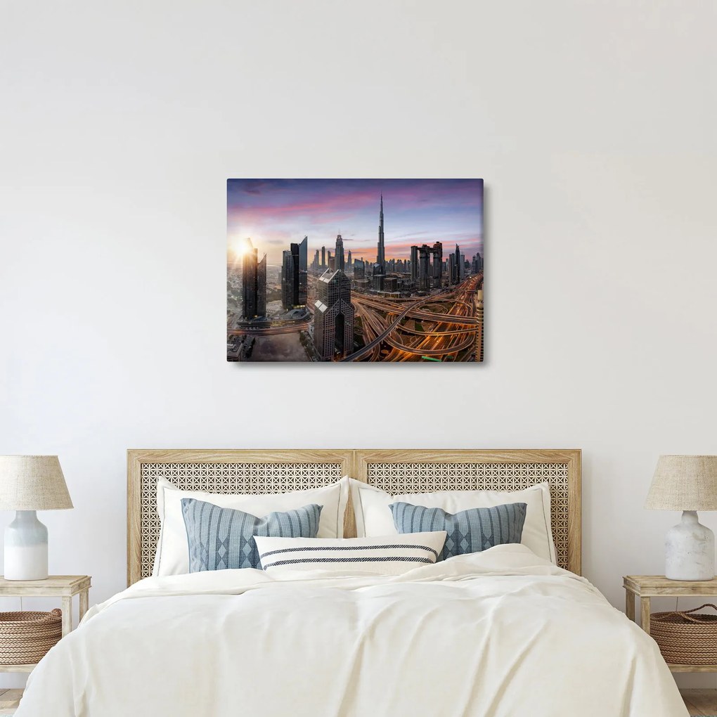 Obraz - Panorama Dubaja (70x50 cm)