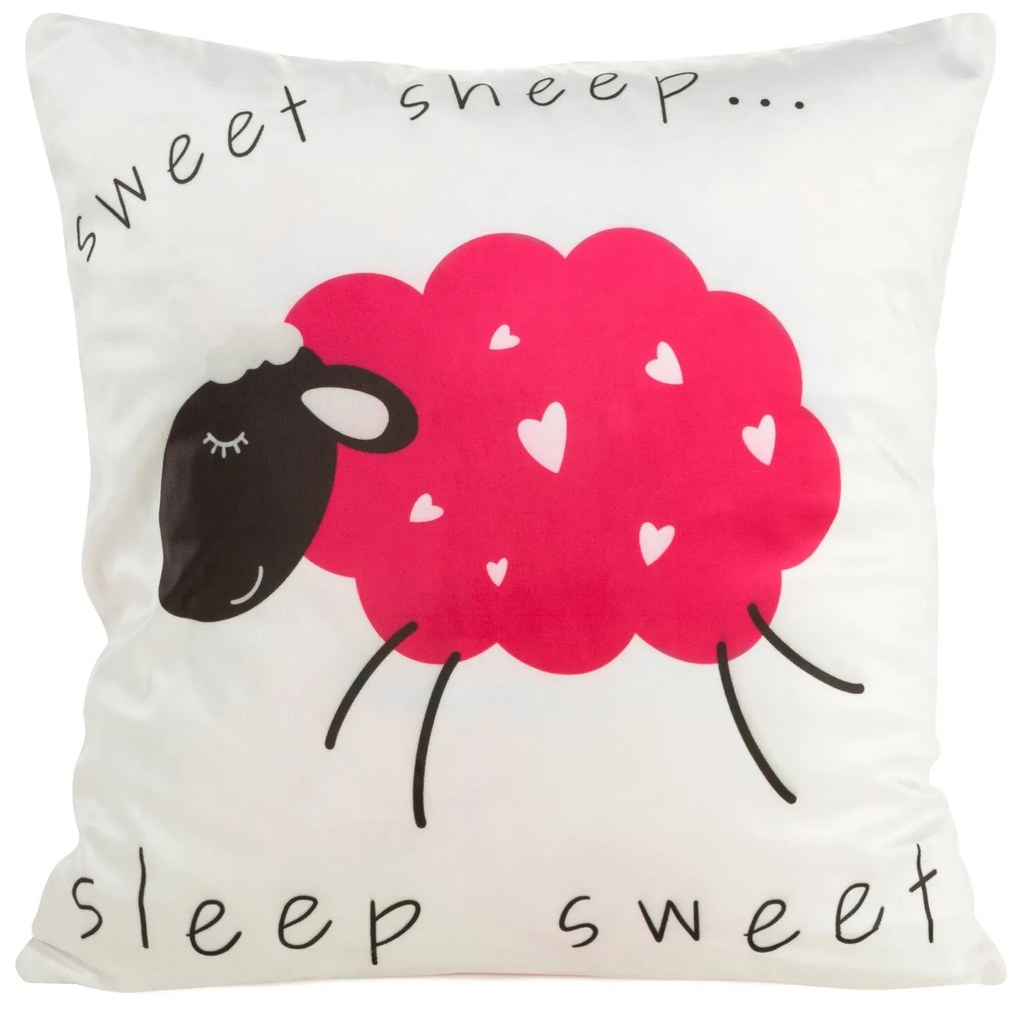 DETSKÁ DEKORAČNÁ OBLIEČKA NA VANKÚŠ KIDS6 45X45 CM VZOROVANÁ