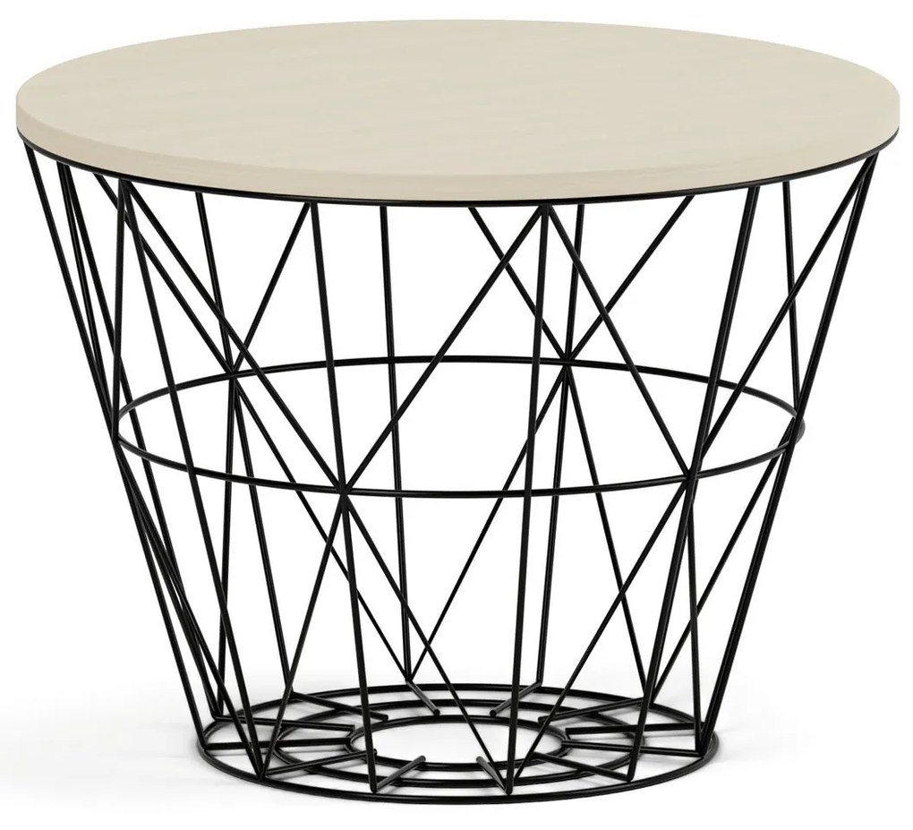 Podnož pre konferenčný stolík STILO, 600 x 420 mm, čierna