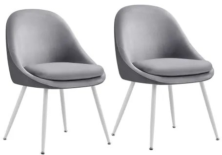 Set dvoch jedálenských stoličiek s vankúšmi KDC184G02 (2 ks)