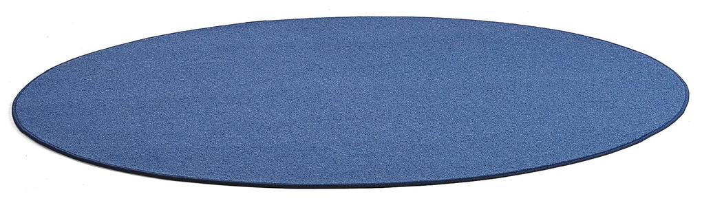 Okrúhly koberec ADAM, Ø 3500 mm, modrý