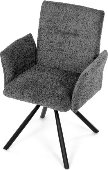 Jedálenská stolička sivá DCH-W1117 GREY2
