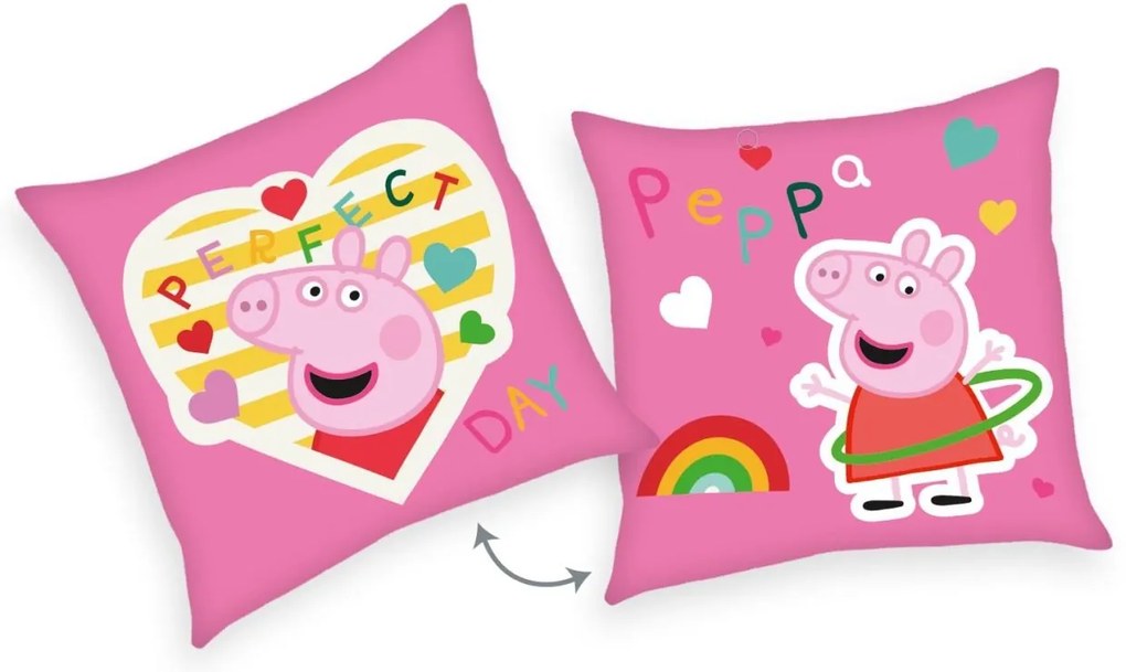 HERDING Vankúšik Peppa Pig Perfect Polyester, 40/40 cm