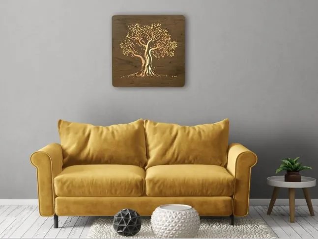 Led obraz na stenu strom Olivovník