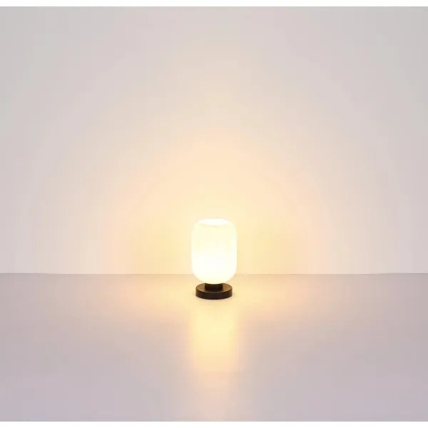 Globo 15469TO - Stolná lampa NORMY 1xE27/40W/230V biela