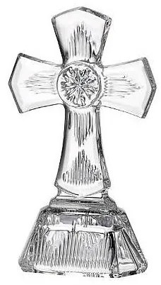 Crystal Bohemia sklenený kríž Cross 175 mm