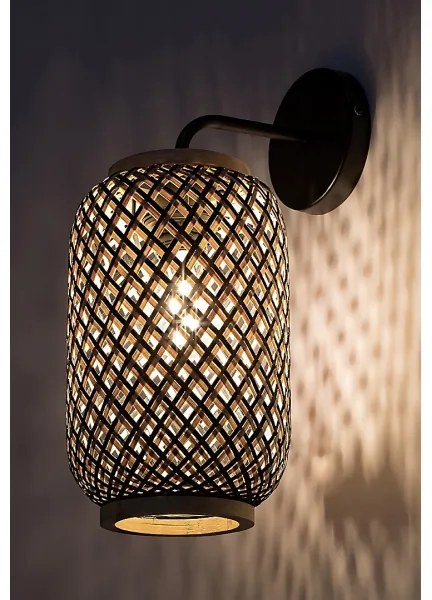 Rabalux 71091 - Nástenné svietidlo ADALLA 1xE27/40W/230V ratan