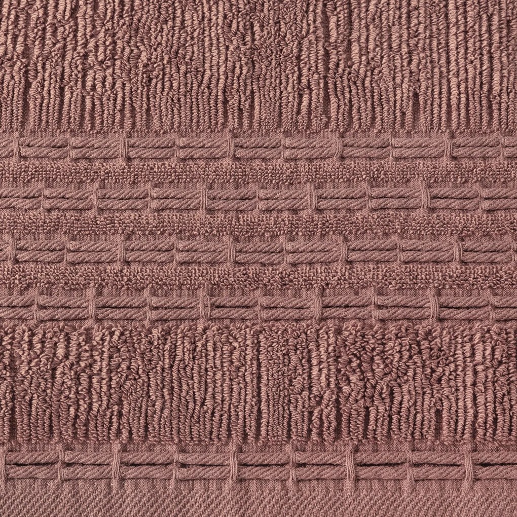 BAVLNENÝ UTERÁK ROMEO SADA 6KS 50X90 CM STARORUŽOVÁ