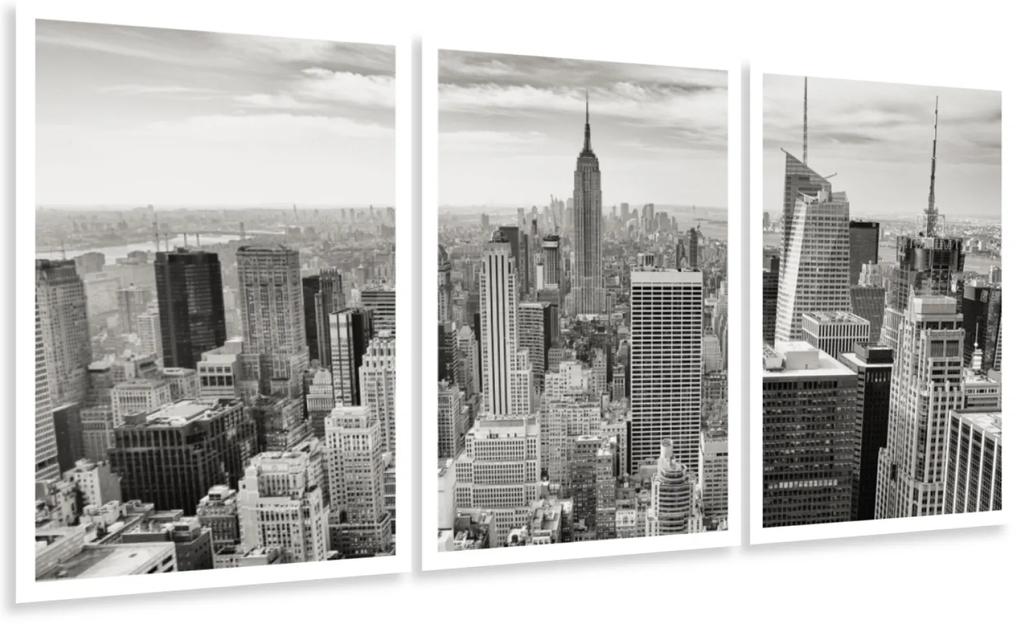 Gario Sada plagátov New York City - 3 dielna Farba rámu: Bez rámu, Rozmery: 99 x 45 cm