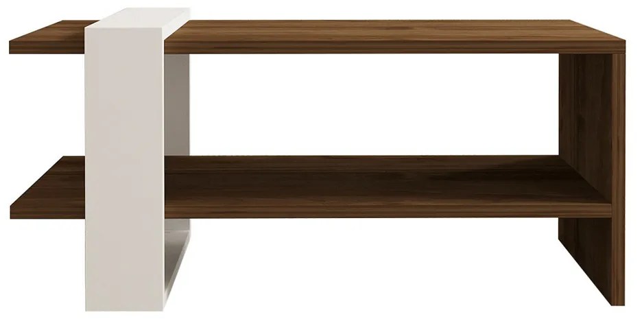 Konferenčný stolík Gaye Walnut White