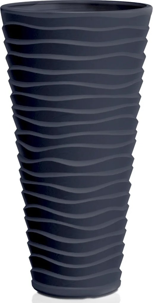 Plastový kvetináč DPSA350 34,6 cm - antracit