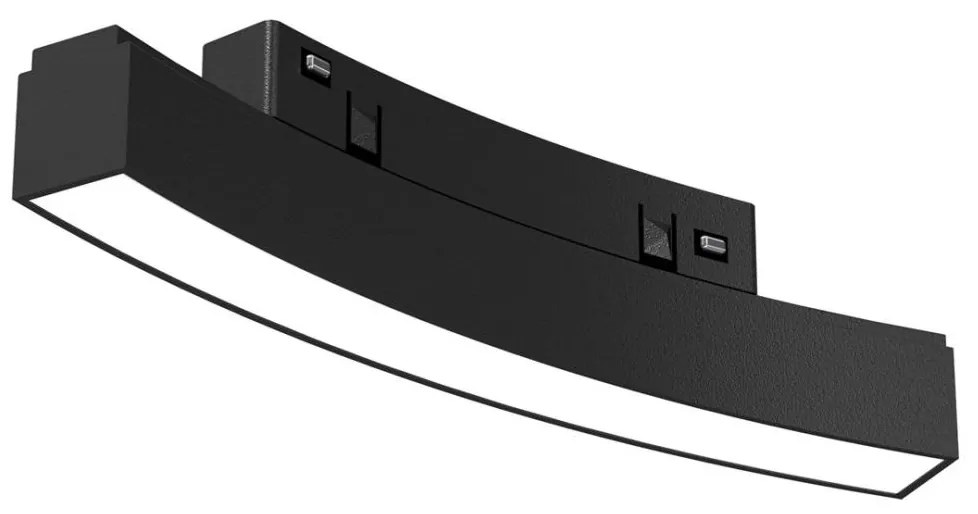 LED Svietidlo do lištového systému MAGNETIC TRACK LED/10W/48V 3000K čierna