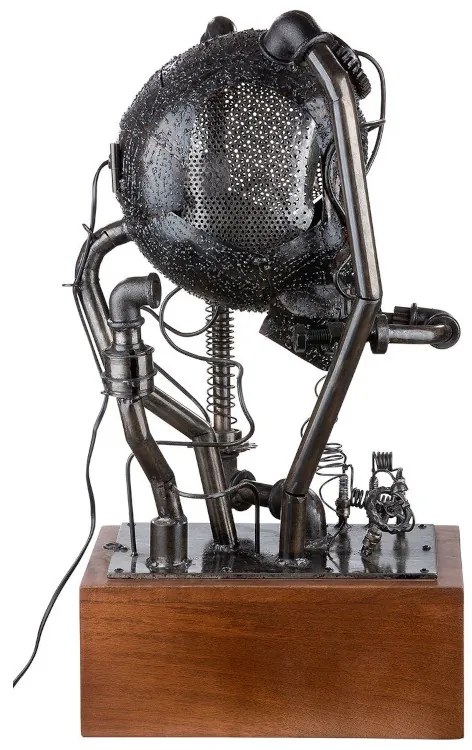 Design stojaca lampa CYBERPUNK grey