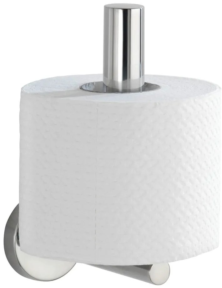 Nástenný držiak na toaletný papier z nehrdzavejúcej ocele v lesklej striebornej farbe Bosio – Wenko