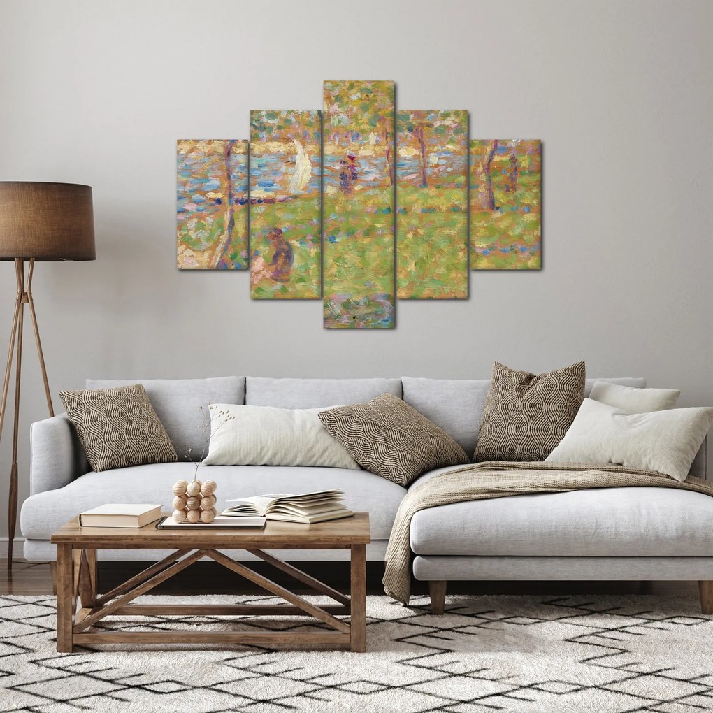 Obraz - Georges Seurat, Study for "La Grande Jatte", reprodukcia (150x105 cm)