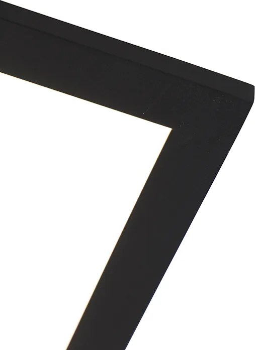 Moderné stropné svietidlo čierne vrátane LED 40 cm - Liv