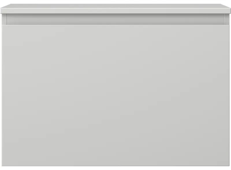 Mexen Orio, kúpeľňová skrinka 70 cm s hornou časťou, 1 zásuvka, sivá matná, 91A10-07047-1-BFC62