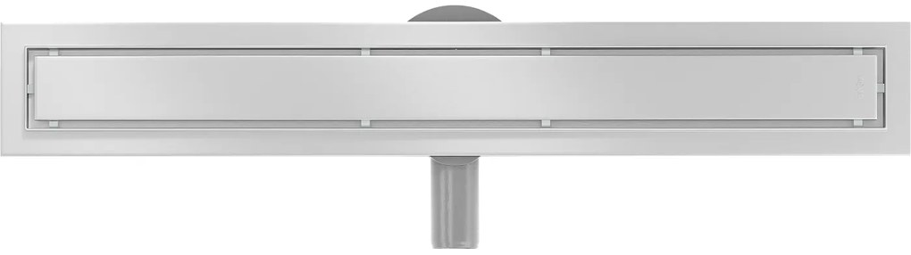 Mexen Flat nerezový sprchový žľab, 360°otočný sifon, 50 cm vzor M13, 2v1, 1010050-40