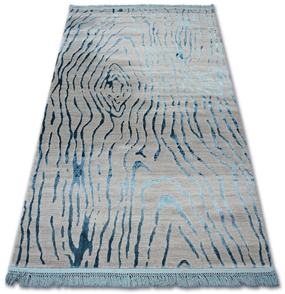 Kusový koberec MANYAS Noria sivomodrý
