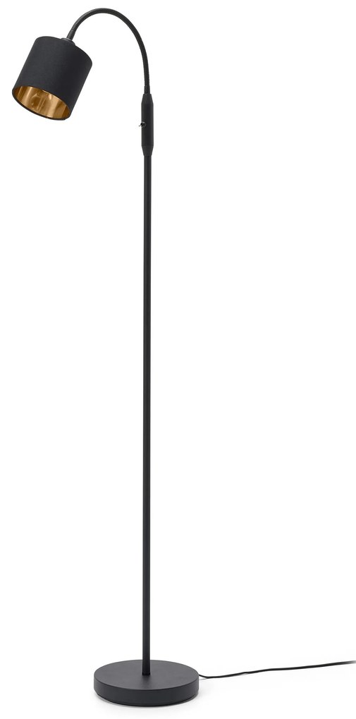 Stojacia lampa Reality »Tommy«, čierna