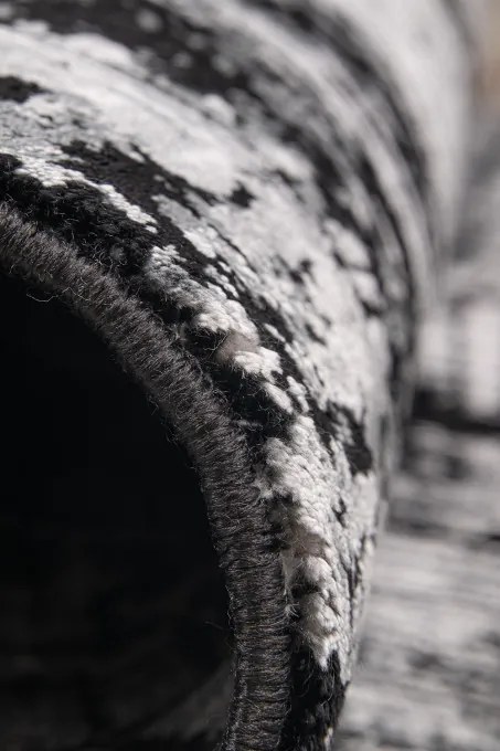 Koberec ASPEN M269H čierny / tmavosivý