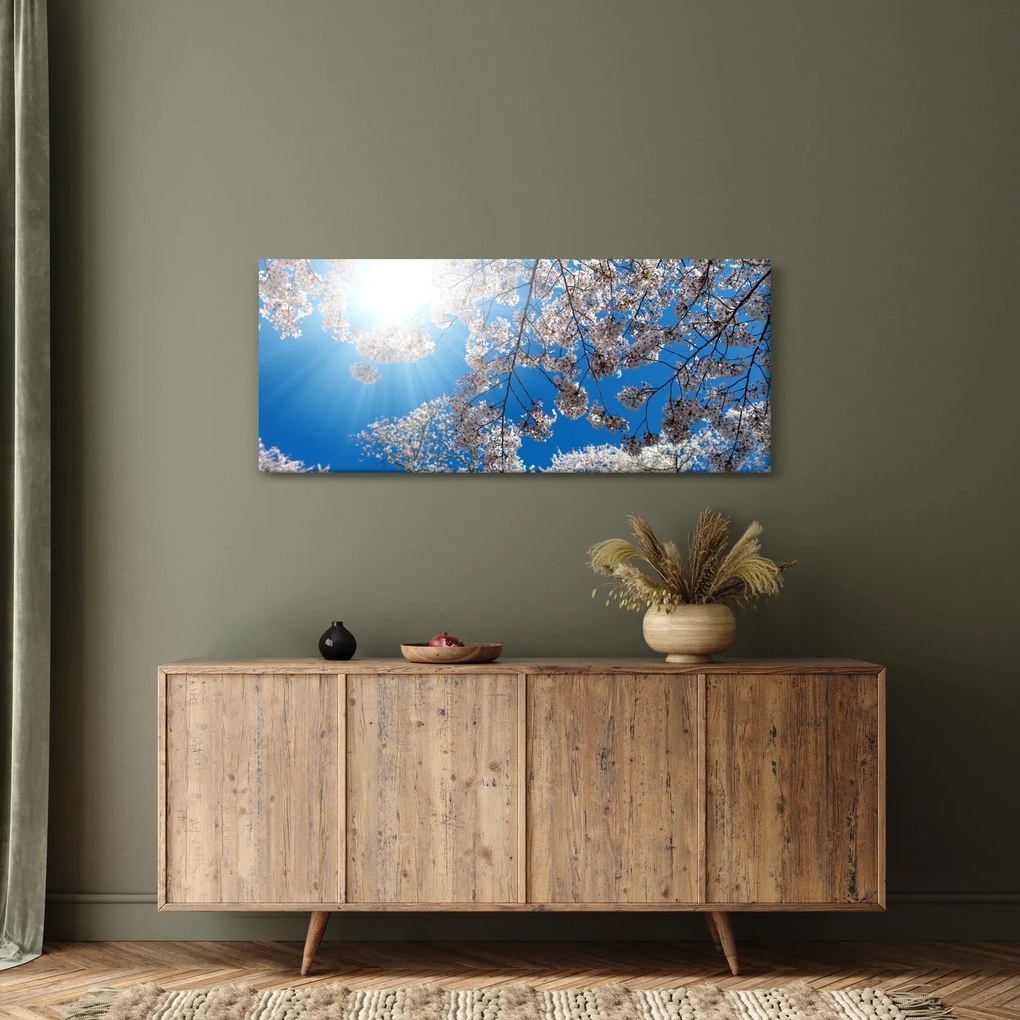 Obraz - Čerešňové kvety (120x50 cm)