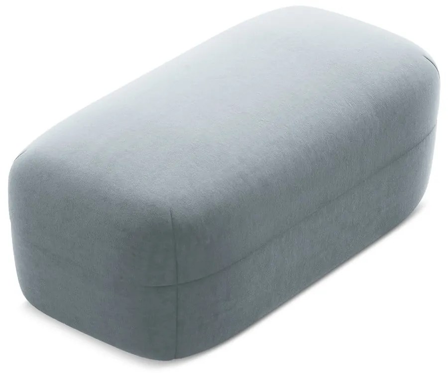 Svetlomodrá zamatová podnožka Moana – Makamii